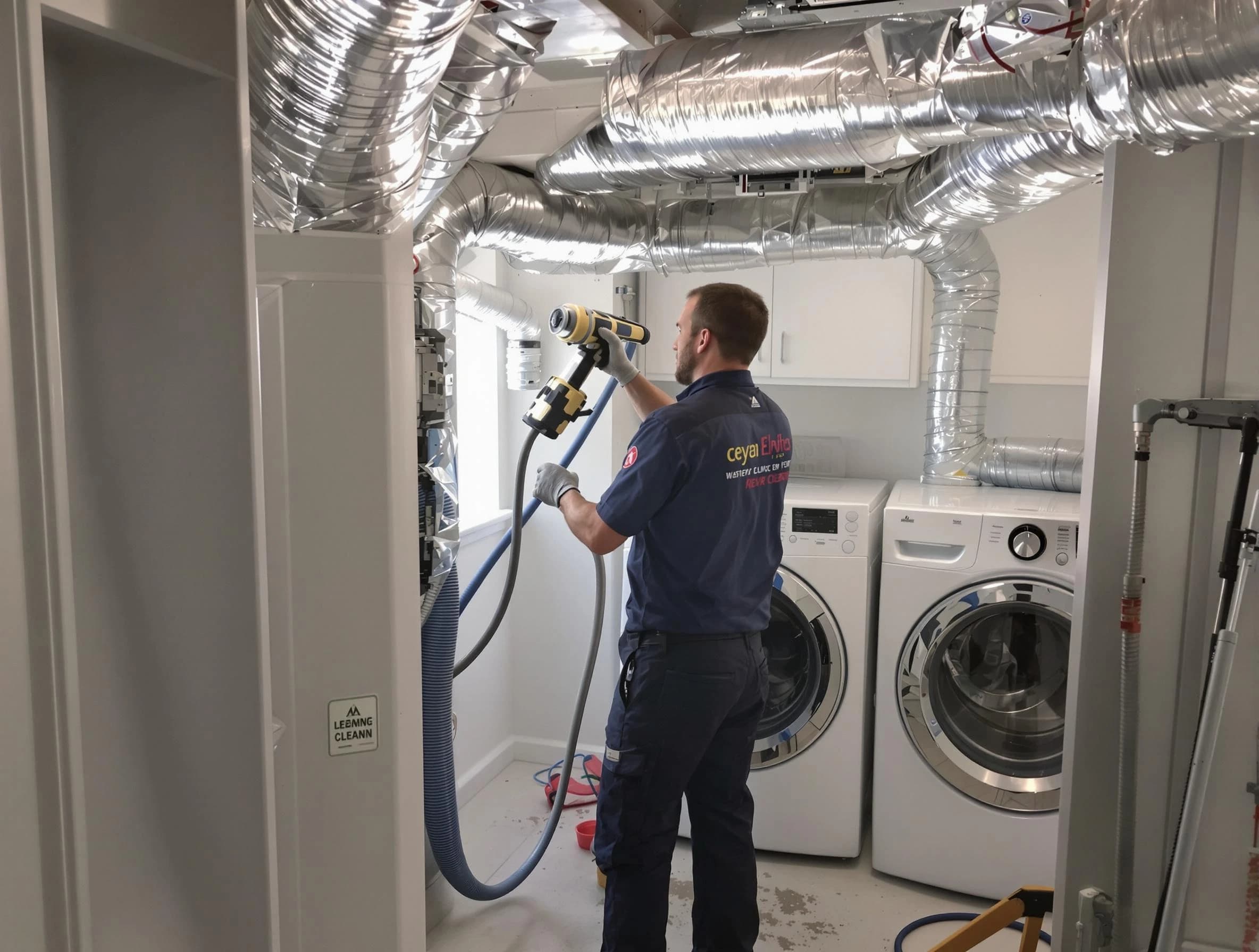 Wheat Ridge Dryer Vent Cleaning specialist using advanced equipment for thorough duct cleaning in Wheat Ridge